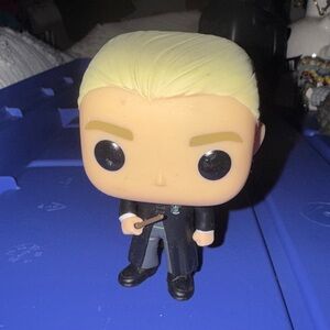 Funko Pop Draco Malfoy Figure with Blonde Hair and Black Coat